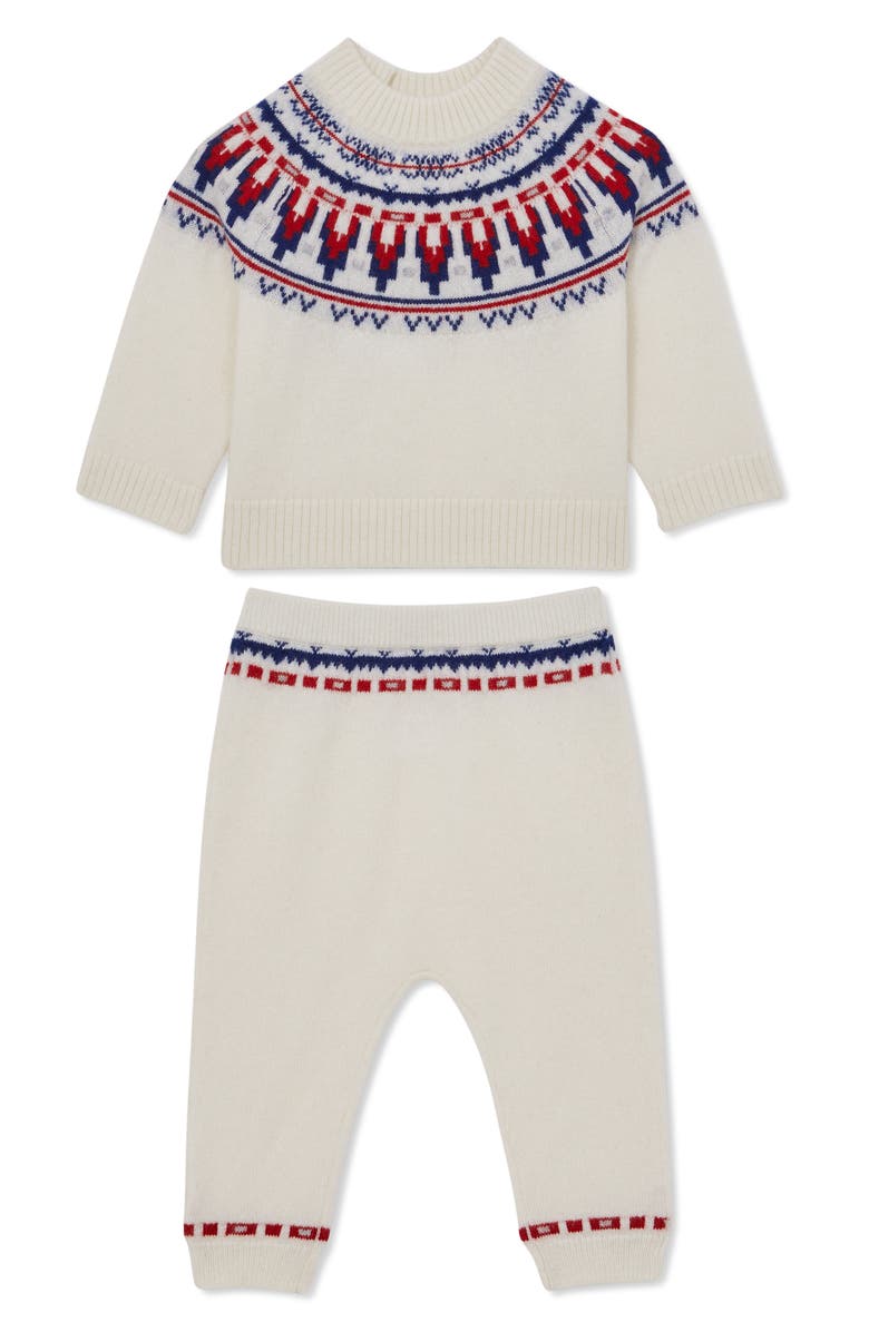 Reiss Farley Cashmere Sweater & Leggings Set, Main, color, Ivory