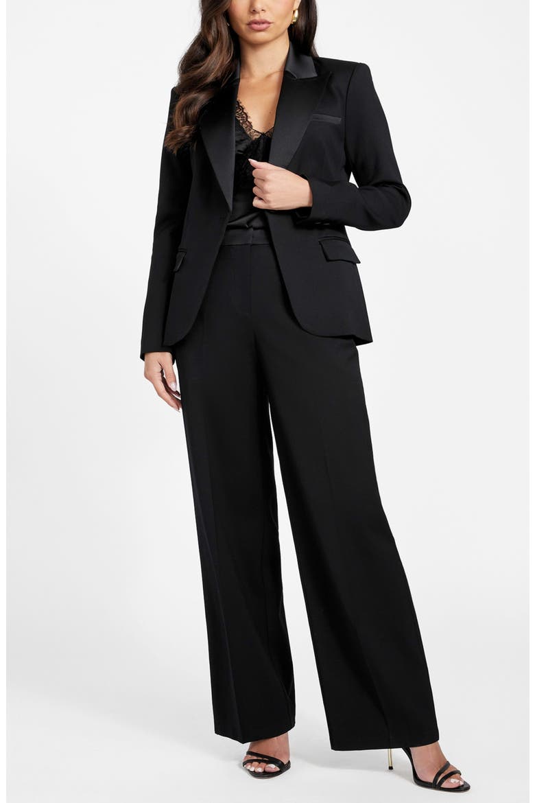 Thea Straight Leg Pants, Alternate, color, JBLACK-BLACK