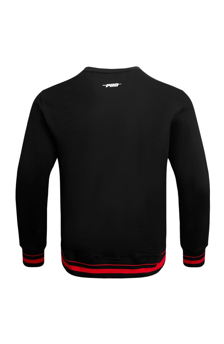 PRO STANDARD Men's Pro Standard Black Ohio State Buckeyes Classic Stacked Logo Pullover Sweatshirt, Alternate, color,