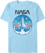 NASA Men's NASA Space Shuttle Badge Graphic T-Shirt