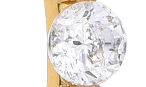 Eye Candy Los Angeles Apolline Cubic Zirconia Huggie Hoop Earrings