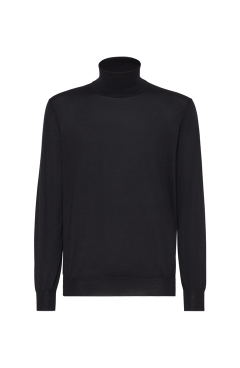 Cashmere and silk lightweight sweater