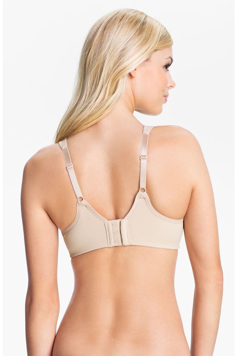 'Clear Comfort - 856114' Sports Bra, Alternate, color, NATURALLY NUDE