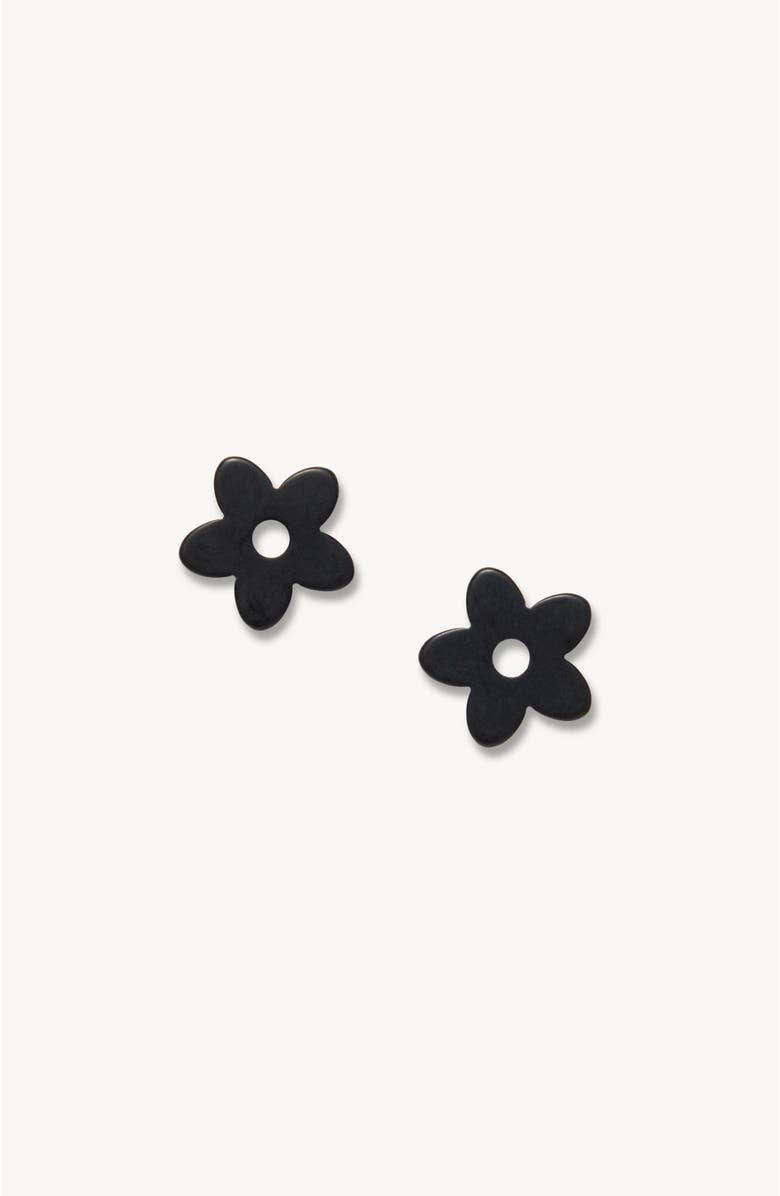 MACHETE Petite Flower Charms, Main, color, Black Matte