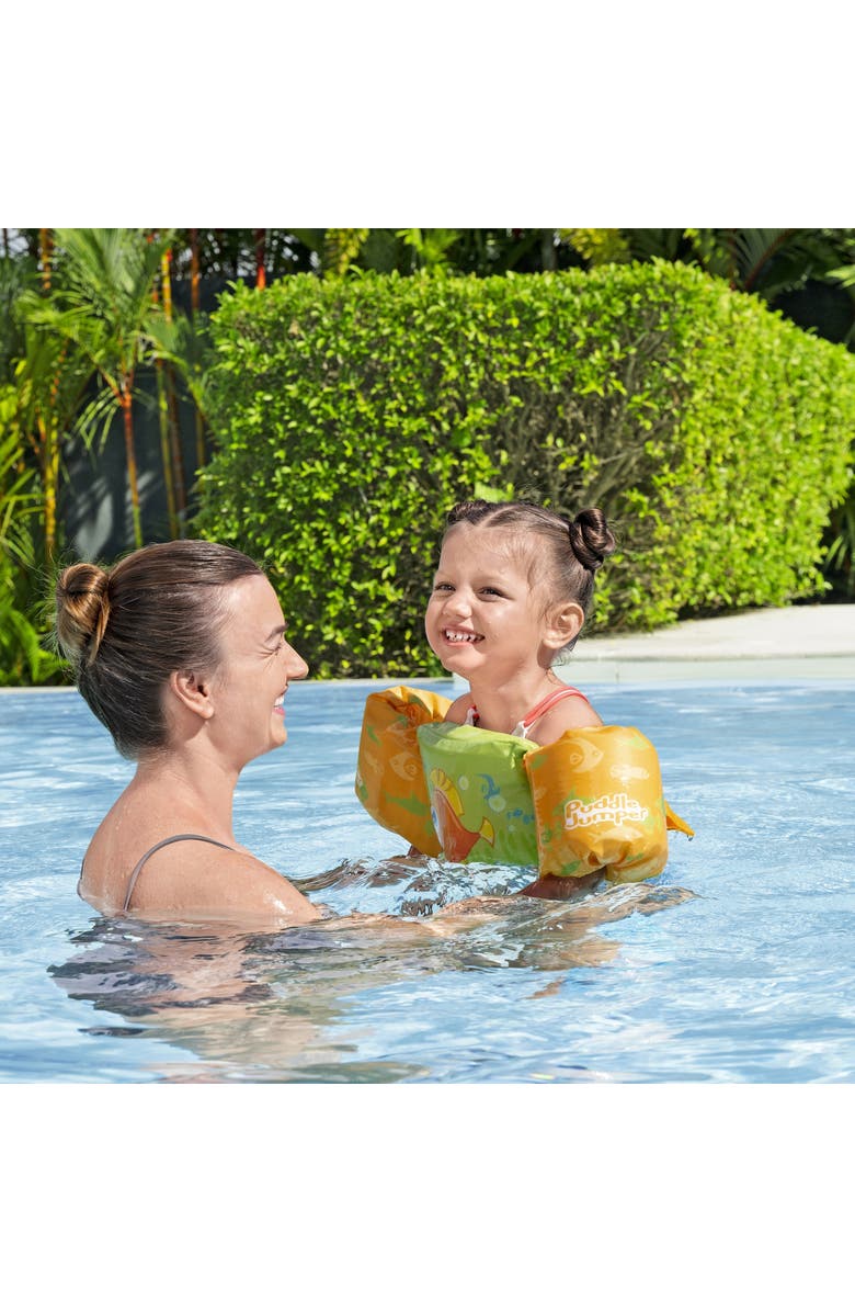 Puddle Jumper Child Deluxe Life Vest, Orange Fish, Alternate, color, Orange