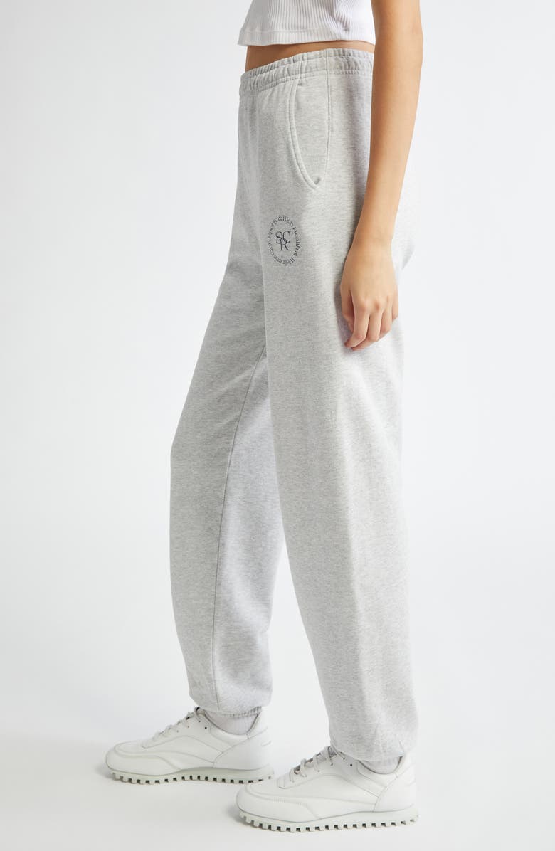 Sporty & Rich Wellness Club Cotton Blend Graphic Sweatpants, Alternate, color, 