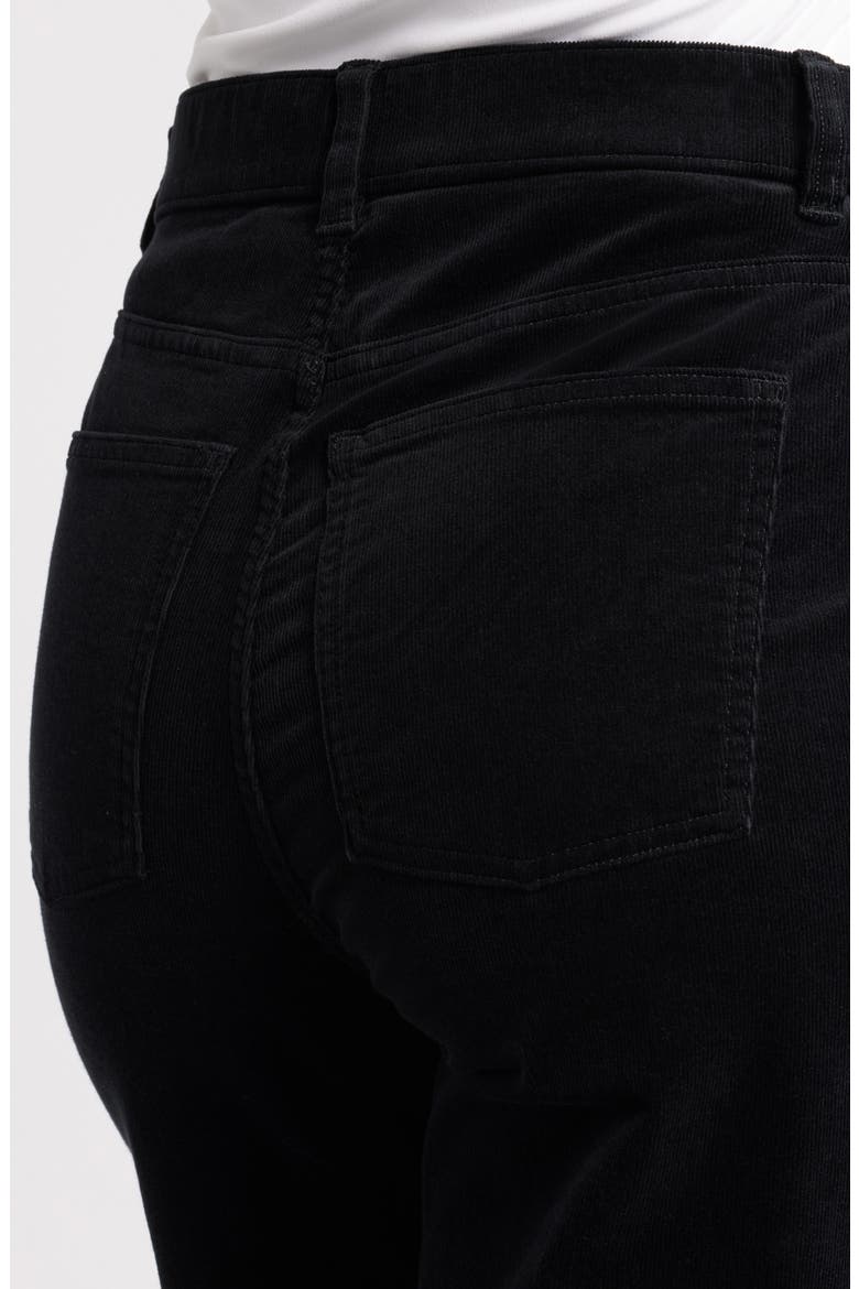 '90s Straight Leg Corduroy Pants, Alternate, color, CLASSIC BLACK