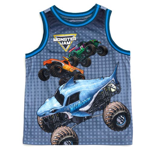 Monster Jam 3pc Tank Top, Tee & Shorts Set In Multi