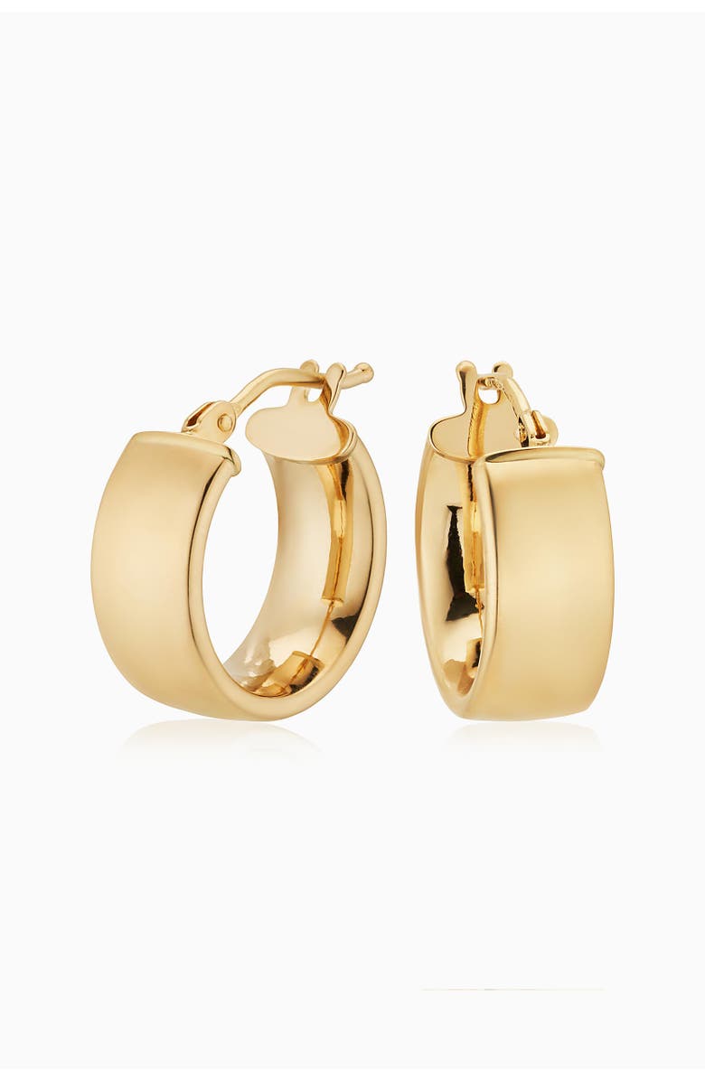 Oradina 14K Yellow Gold The One Hoops, Main, color, Yellow Gold