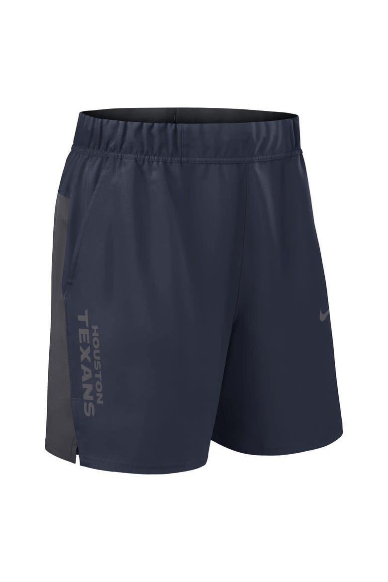 Men's Nike Navy Houston Texans Woven Victory Performance Shorts, Alternate, color, Navy