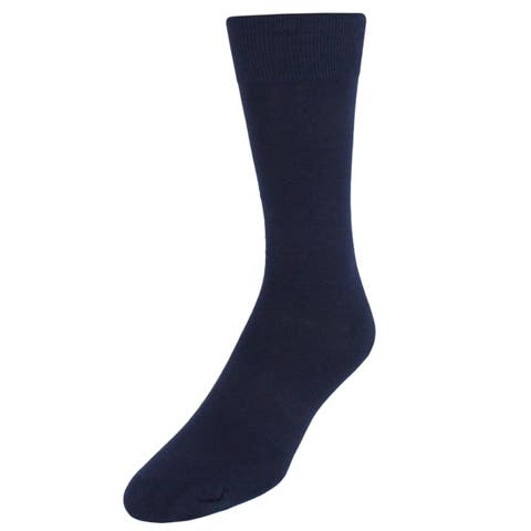 Sasha Solid Colored Mid-Calf Pima Cotton Socks (1 Pair)
