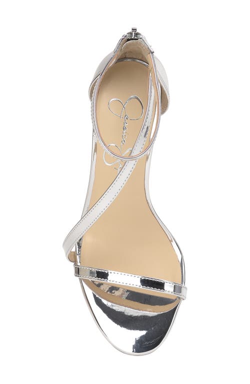 Jessica Simpson Sloyan Ankle Strap Sandal In Silver