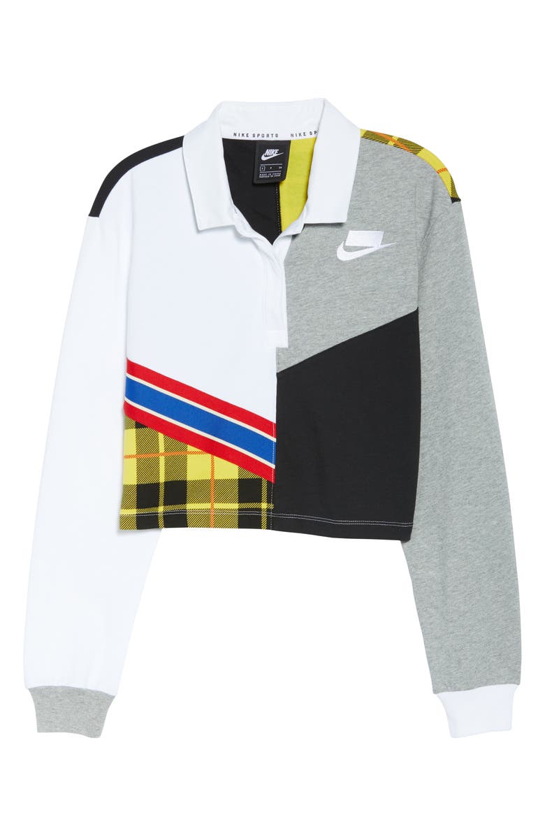 Nike Sportswear Long Sleeve Crop Polo, Alternate, color, 