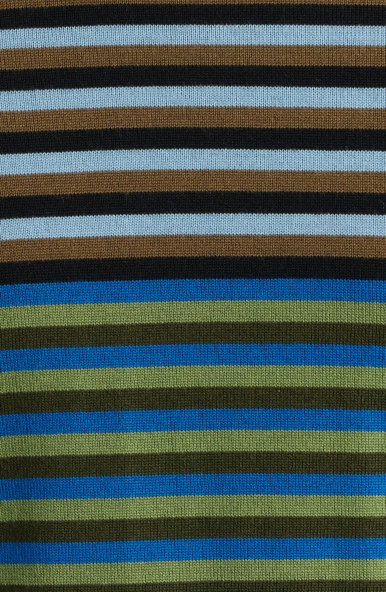 PS Paul Smith Stripe Merino Wool Crewneck Sweater, Alternate, color, Cobalt Blue
