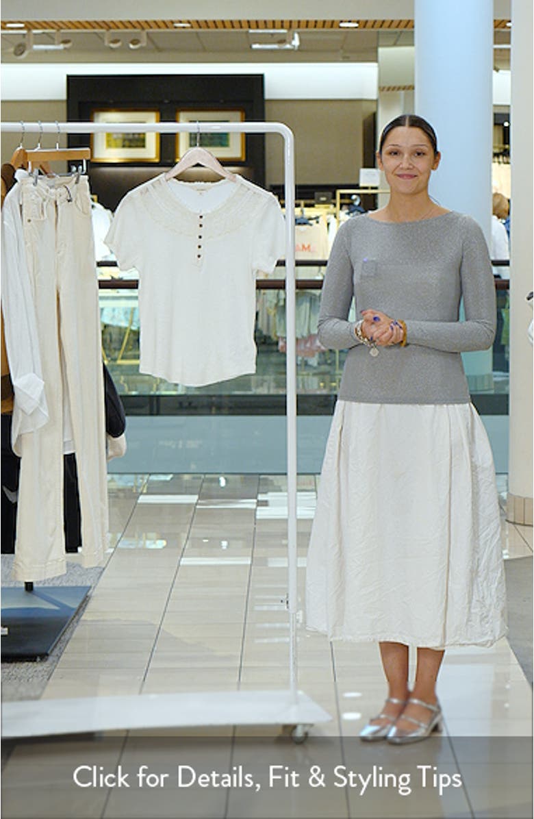 Embroidered Yoke Henley, sales video thumbnail