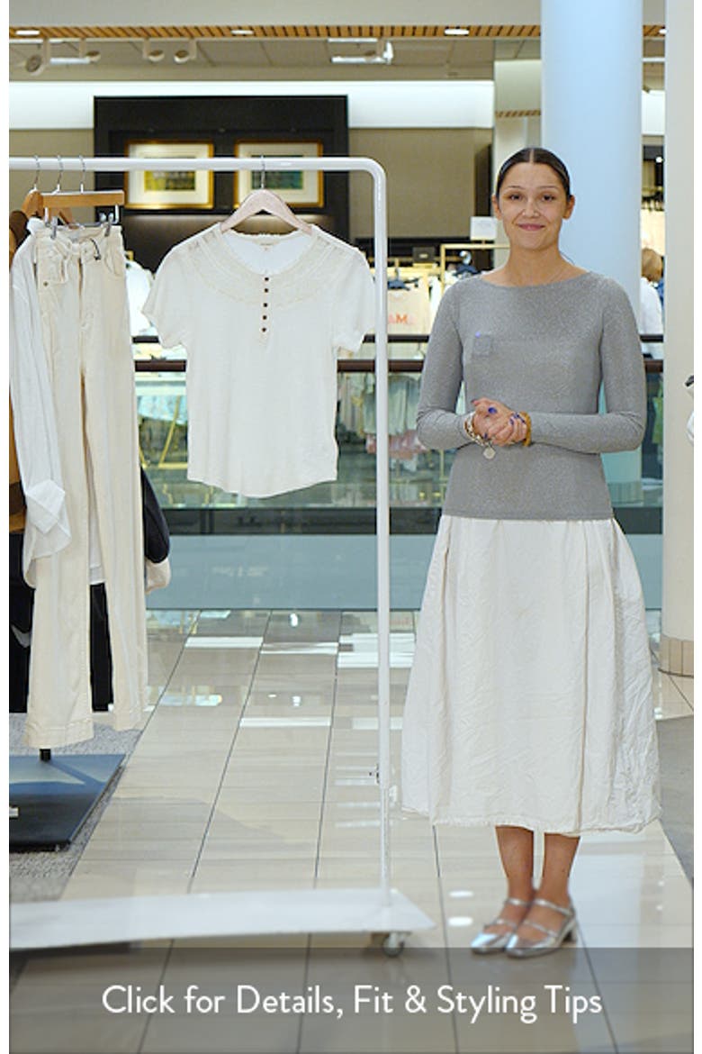 Embroidered Yoke Henley video