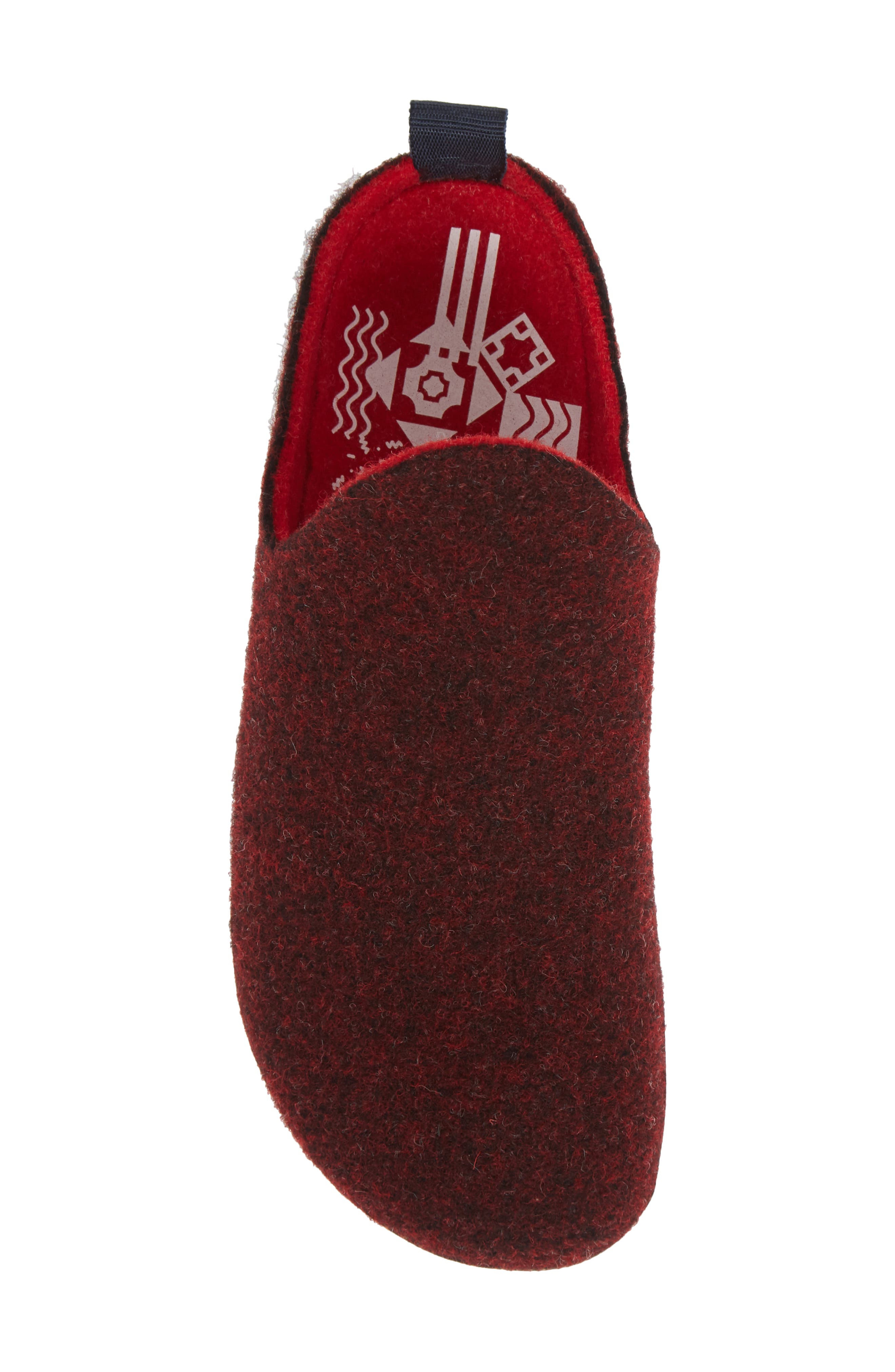 Come Sneaker Mule, Alternate, color, MERLOT FABRIC