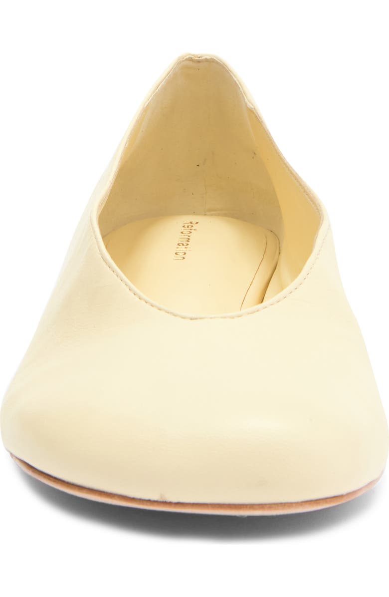 Reformation Brenna Ballet Flat, Main, color,
