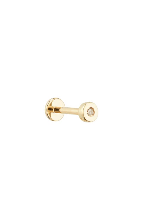 Single Flat Back Stud