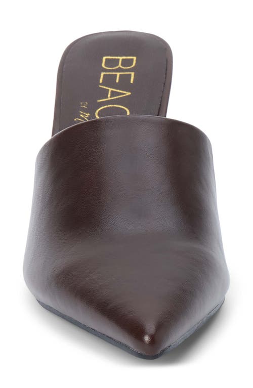 Matisse Garret Pointed Toe Mule In Brown