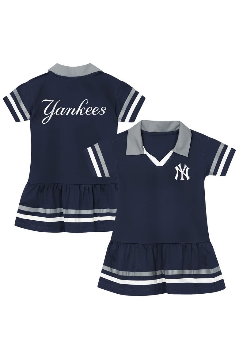 Preschool Outerstuff  Navy New York Yankees Big League Hit Dress, Main, color, Navy
