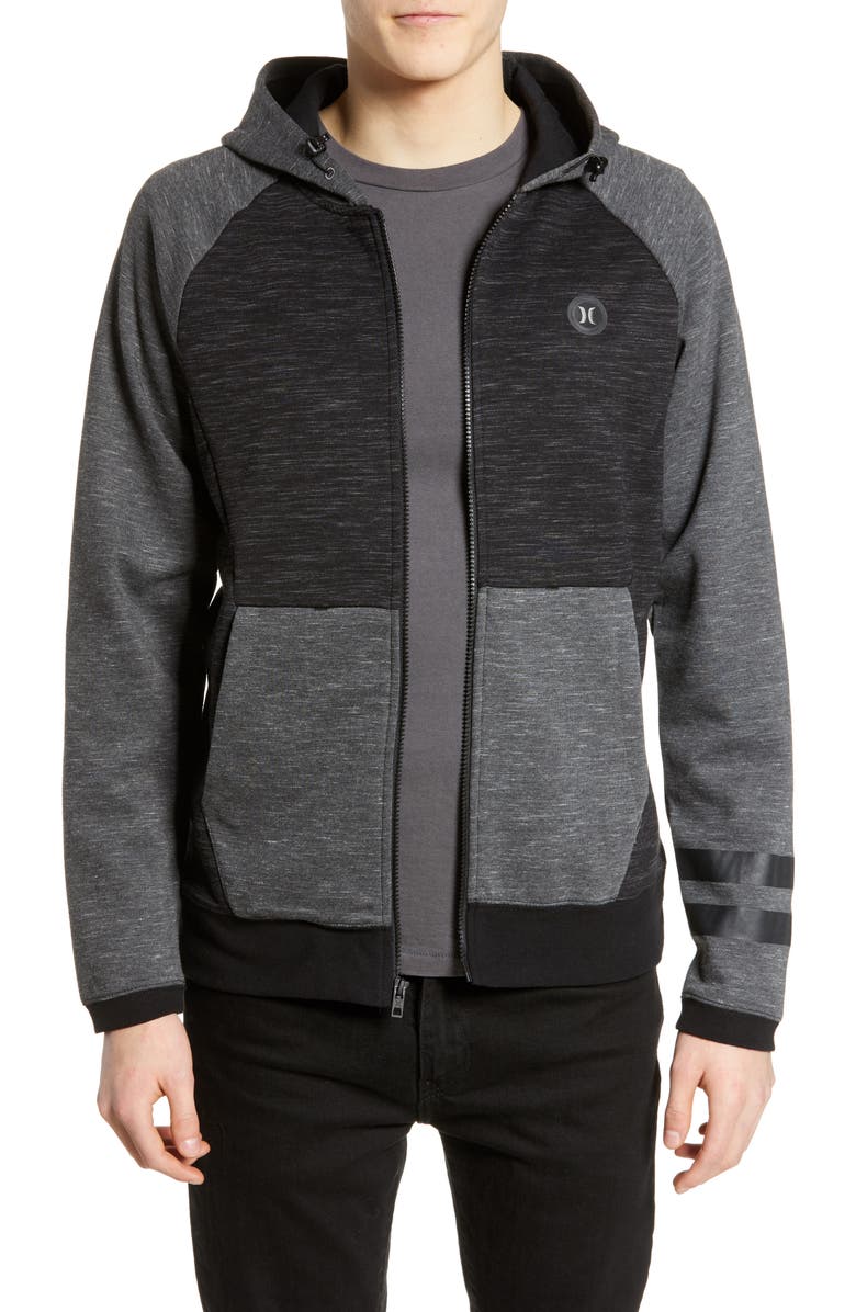Hurley Phantom Paradise Zip Hoodie, Main, color,