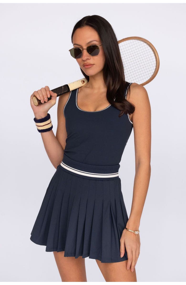 Fore-té Club Attire Monroe Tennis Skirt, Main, color, Oxford