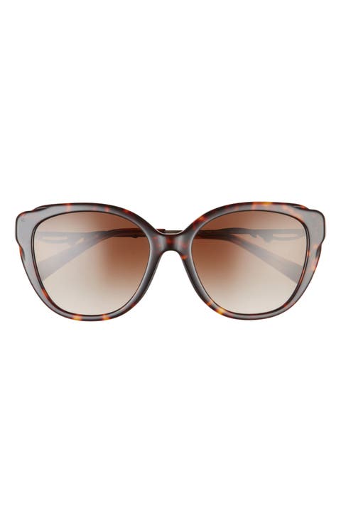 55mm Cat Eye Sunglasses