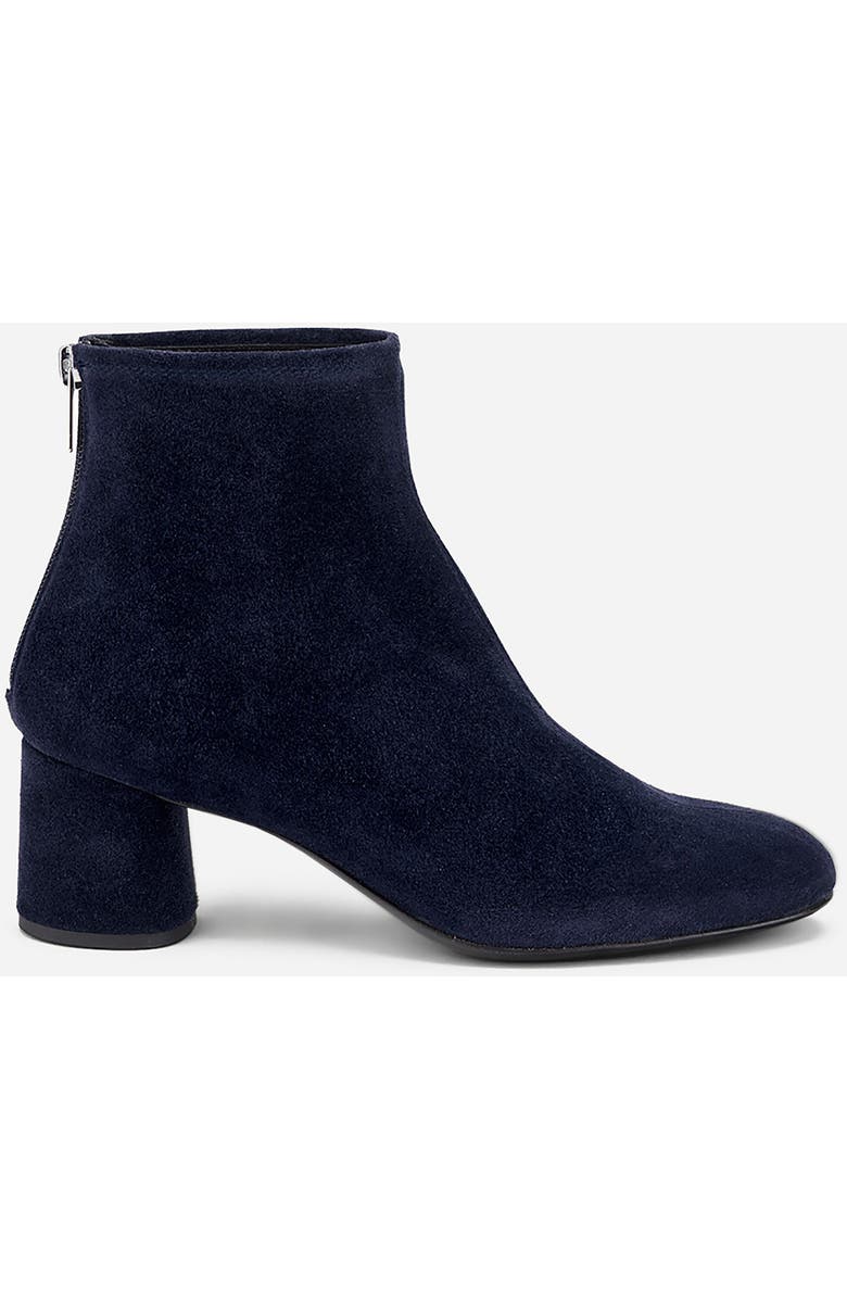 AGL Olga Water Resistant Velour Ankle Boot with Heel, Main, color, Night