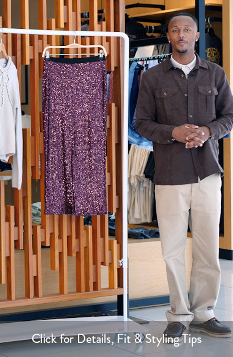 Sequin Midi Skirt, sales video thumbnail