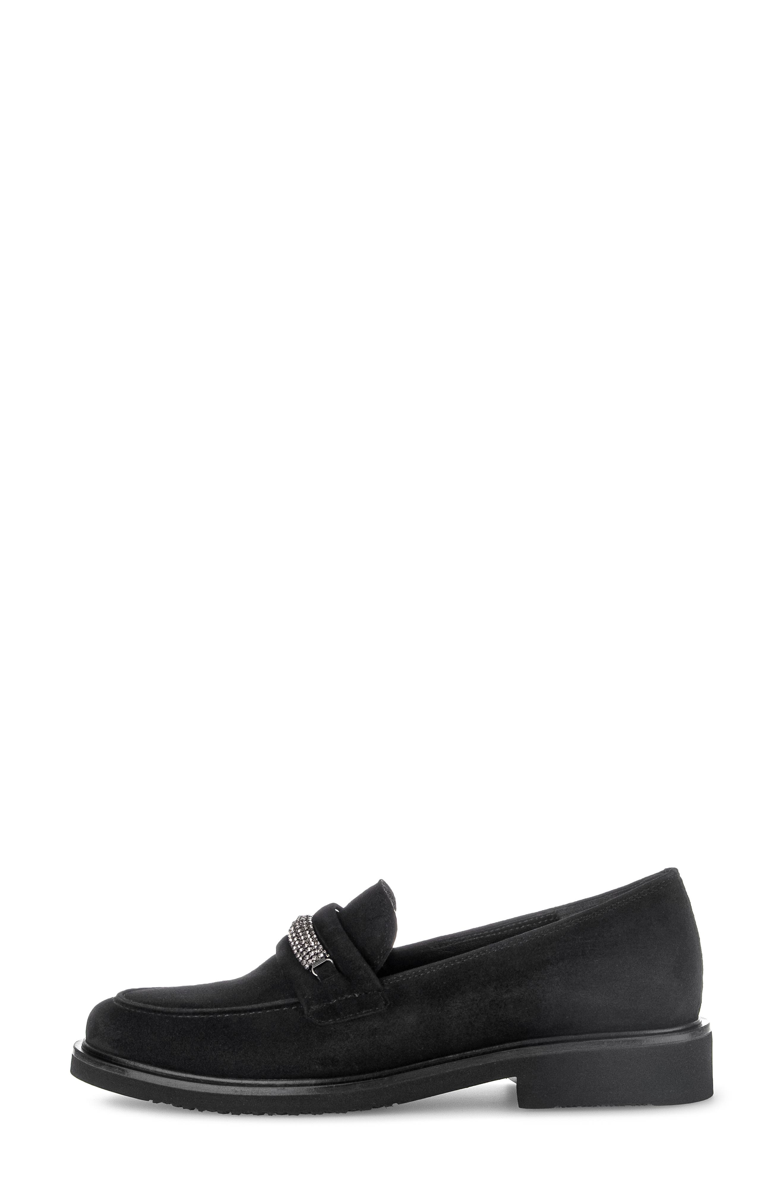 Gabor Gem Bit Loafer, Alternate, color, Black