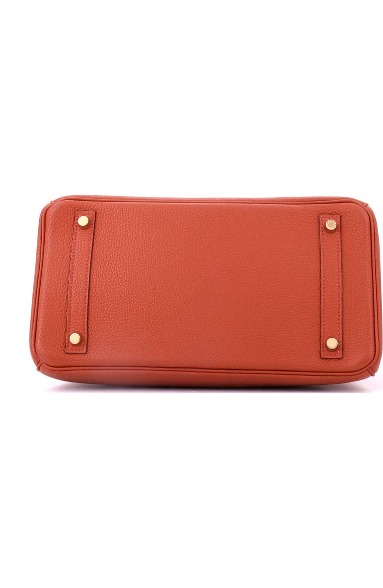 Pre-Owned Hermes Birkin Handbag Orange Togo with Gold Hardware 30, Alternate, color, Verso - Brique/Rouge H