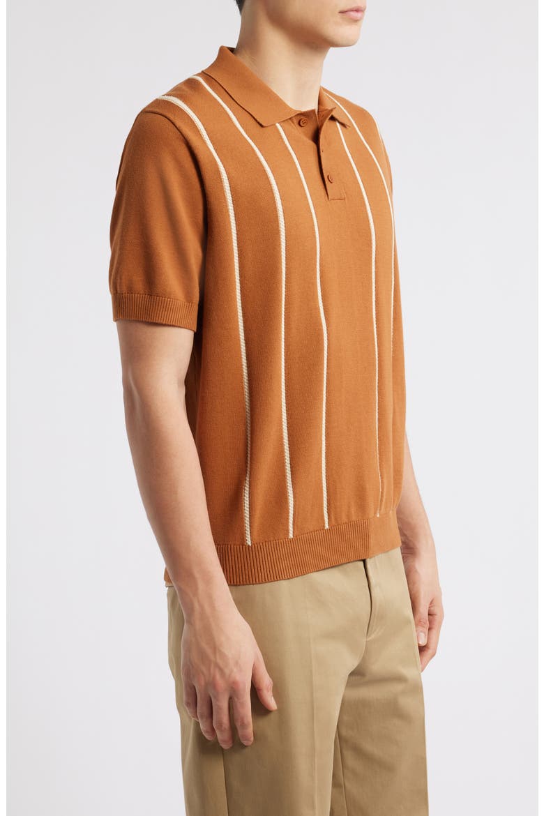 Micro Cable Polo, Alternate, color, TOBACCO