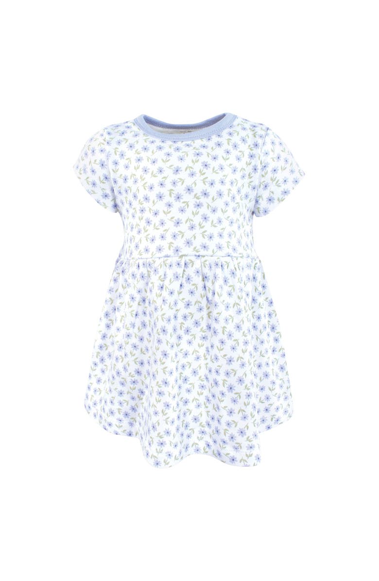 Touched by Nature Organic Cotton Dresses Featuring Both Short and Long Sleeves, Alternate, color, Flower Market