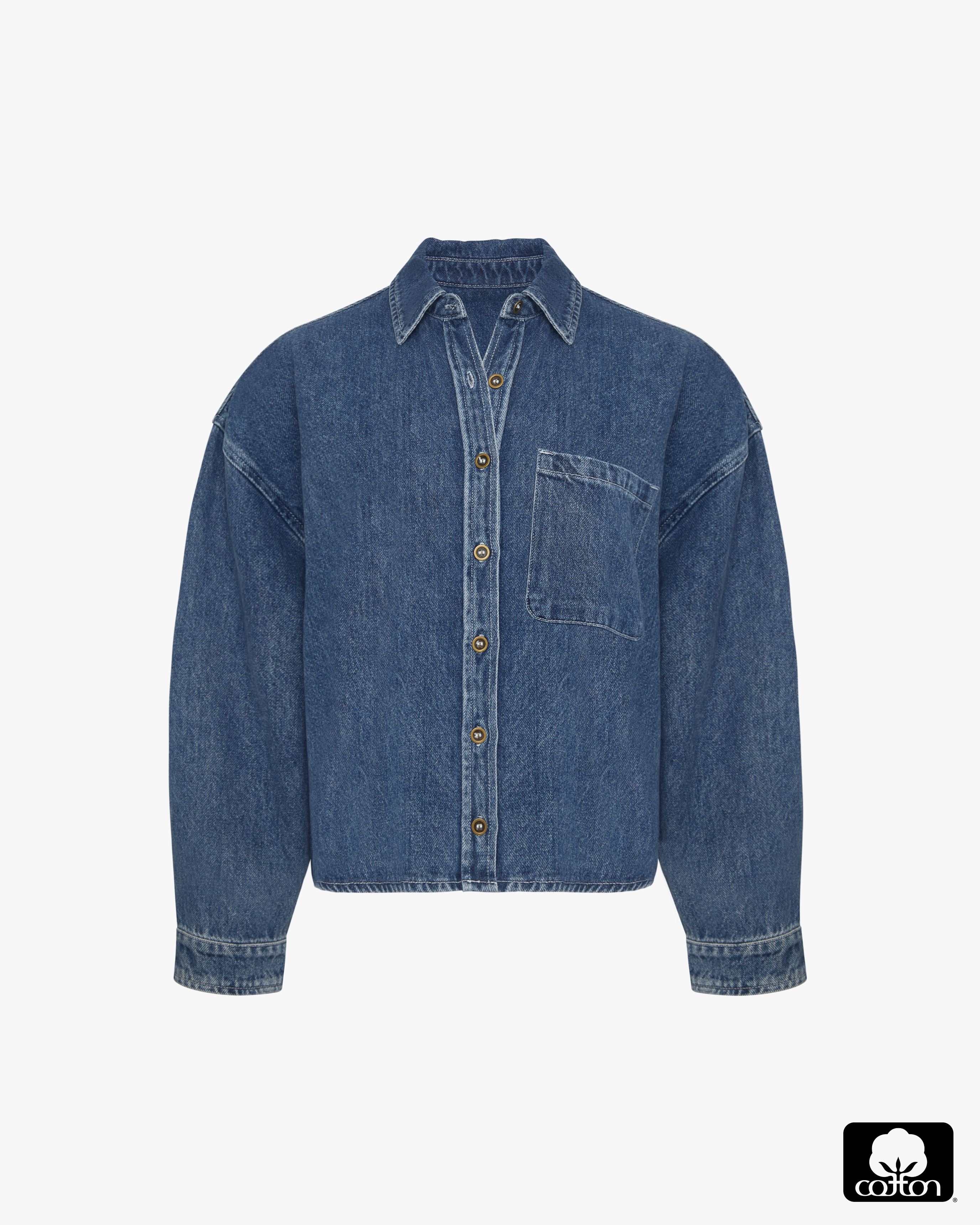 Boxy Boyfriend Overshirt - image 2