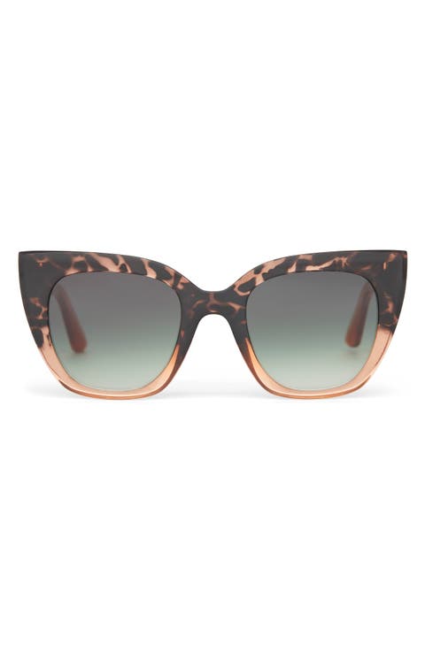 Sydney 50mm Gradient Small Cat Eye Sunglasses