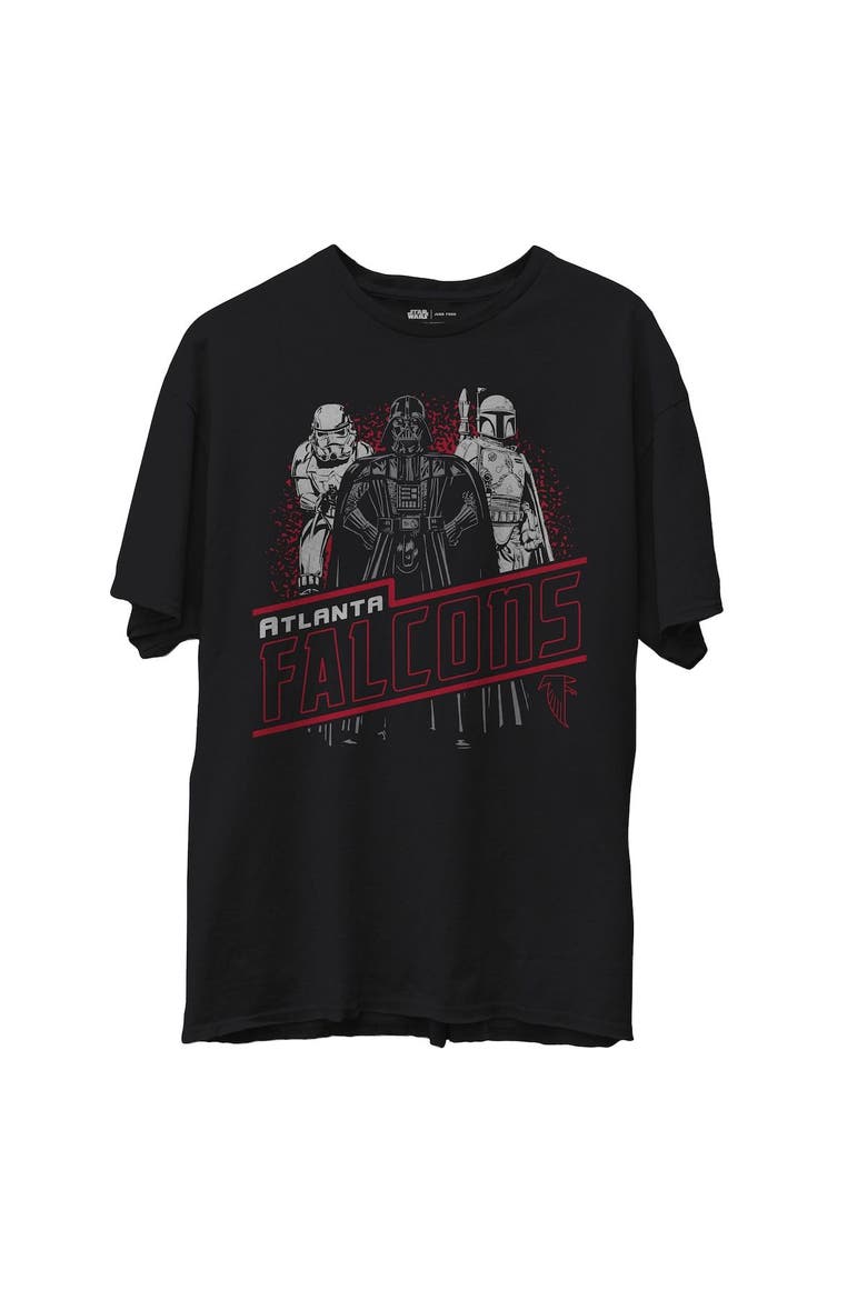 Men's Junk Food Black Atlanta Falcons Empire Star Wars T-Shirt, Alternate, color, Black