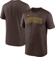 Nike Men's Nike Brown San Diego Padres Fuse Legend T-Shirt