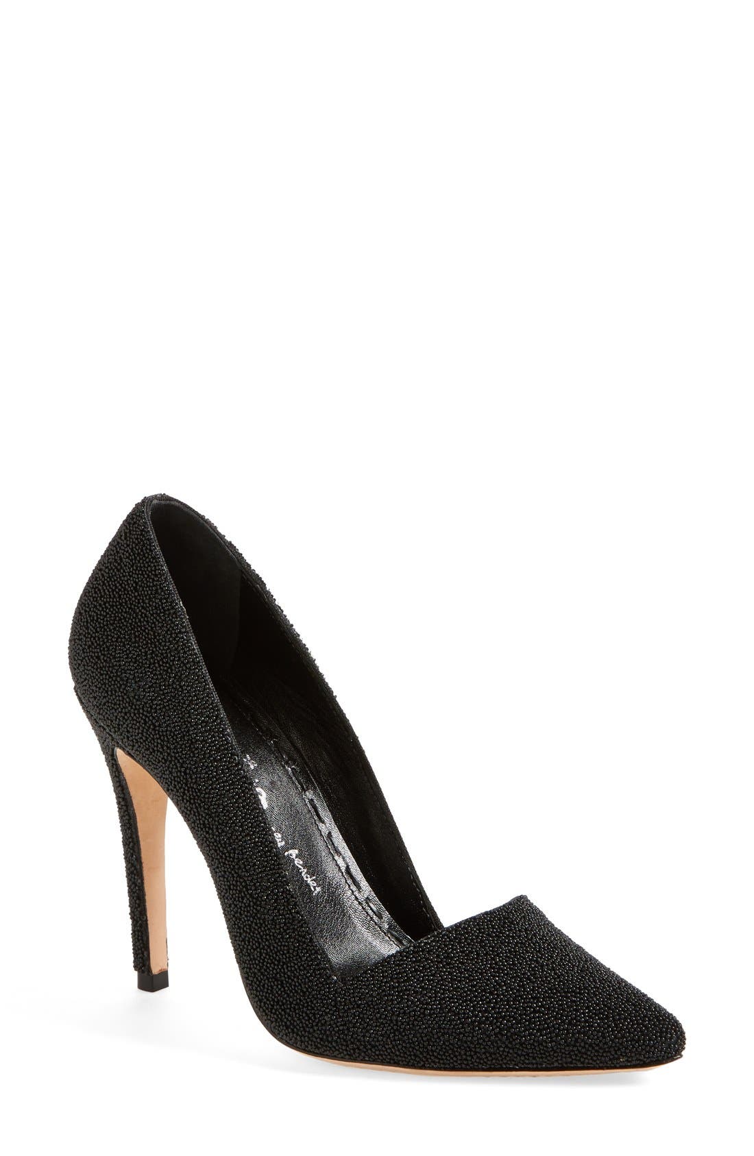 'Dina' Pump, Main, color, BLACK