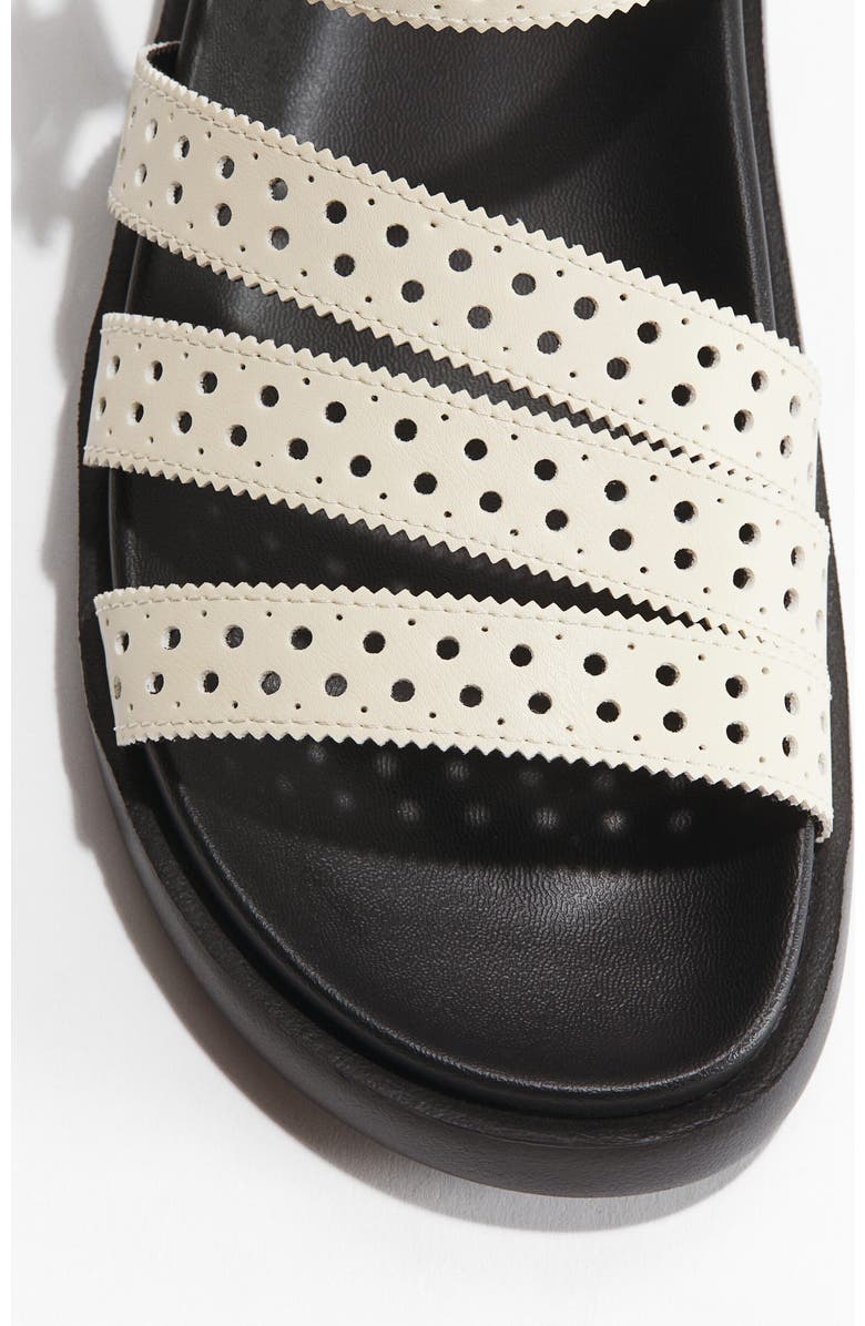 H&M Strappy Sandals, Alternate, color, Cream
