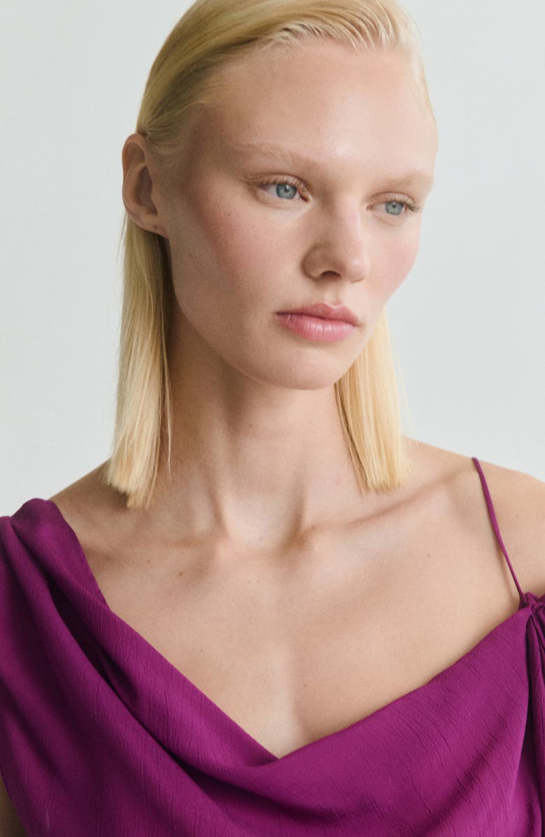 MANGO Flower Detail Sleeveless Top, Alternate, color, 