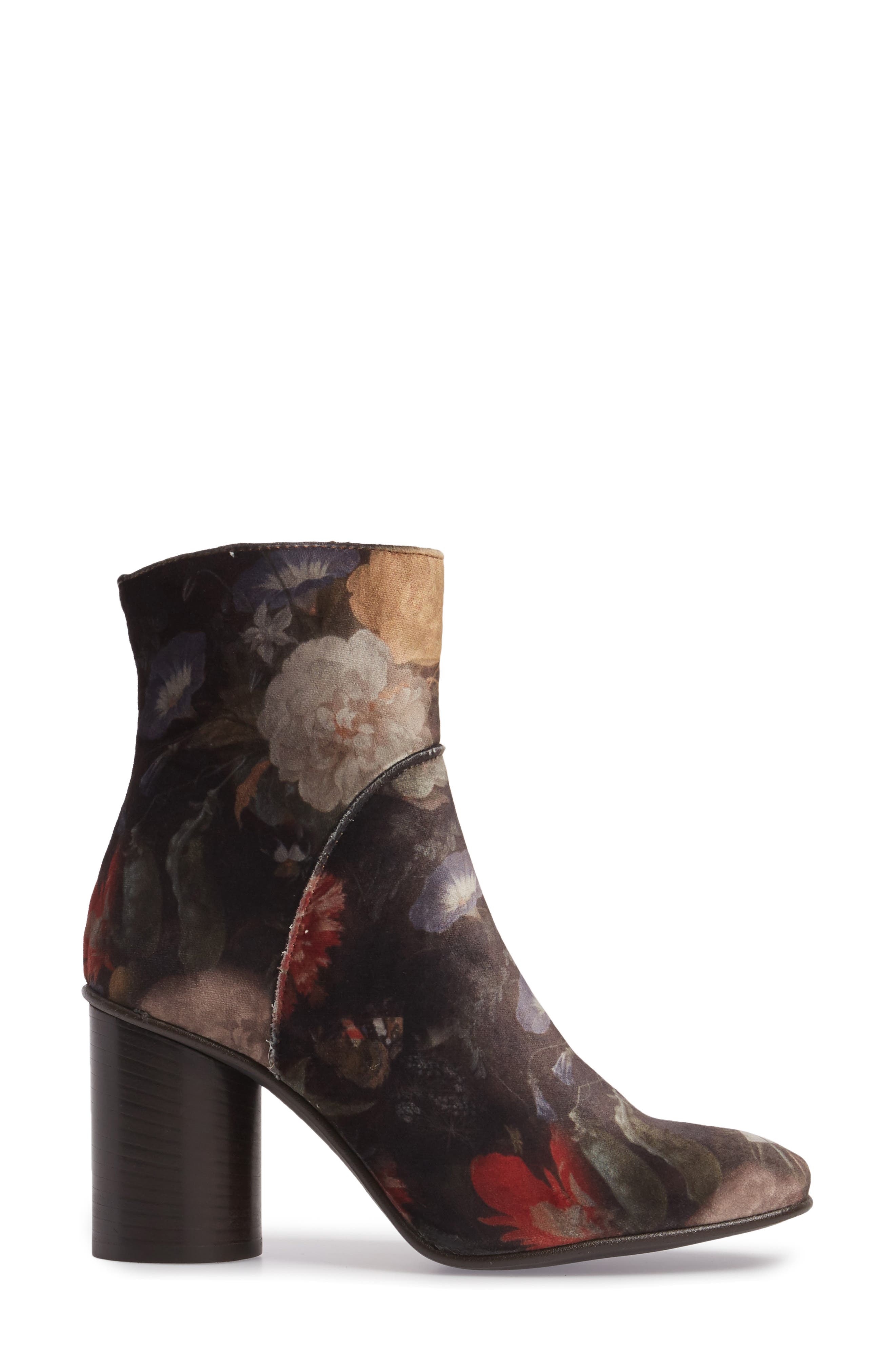 Sheridan Mia Lilly Velvet Floral Bootie, Alternate, color, 