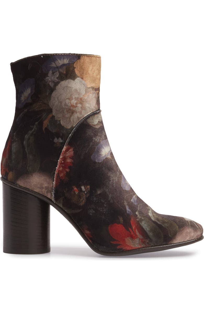 Sheridan Mia Lilly Velvet Floral Bootie, Alternate, color,