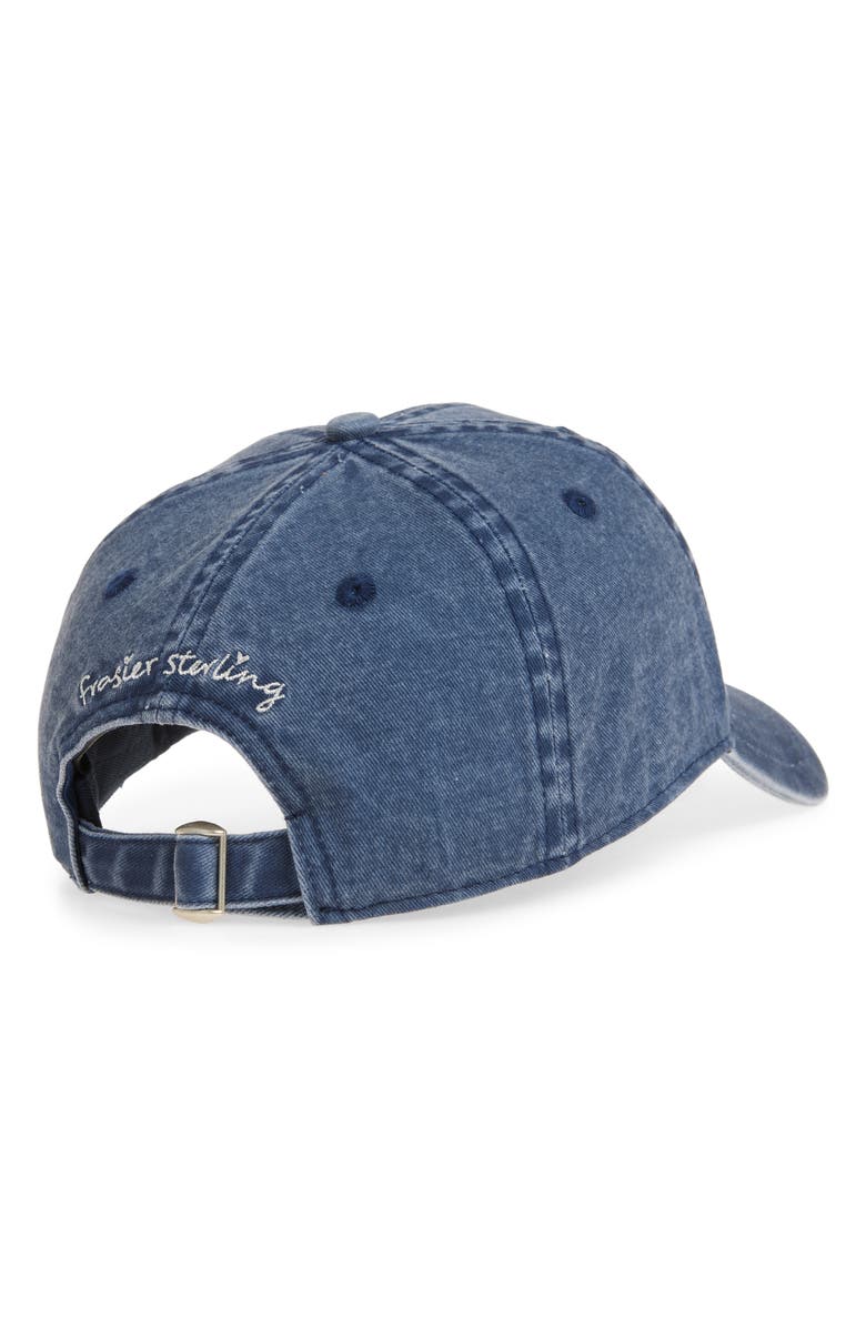 FRASIER STERLING Dolce Vita Cotton Canvas Baseball Cap, Alternate, color, Blue
