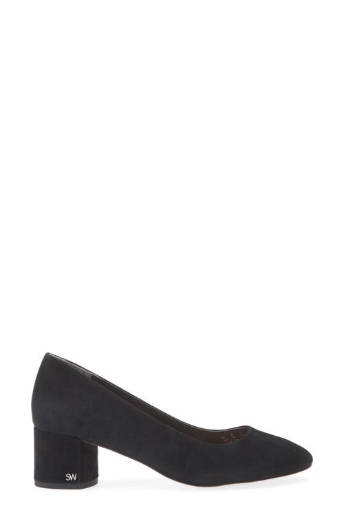 Stuart Weitzman Bridget Block Pump In Black