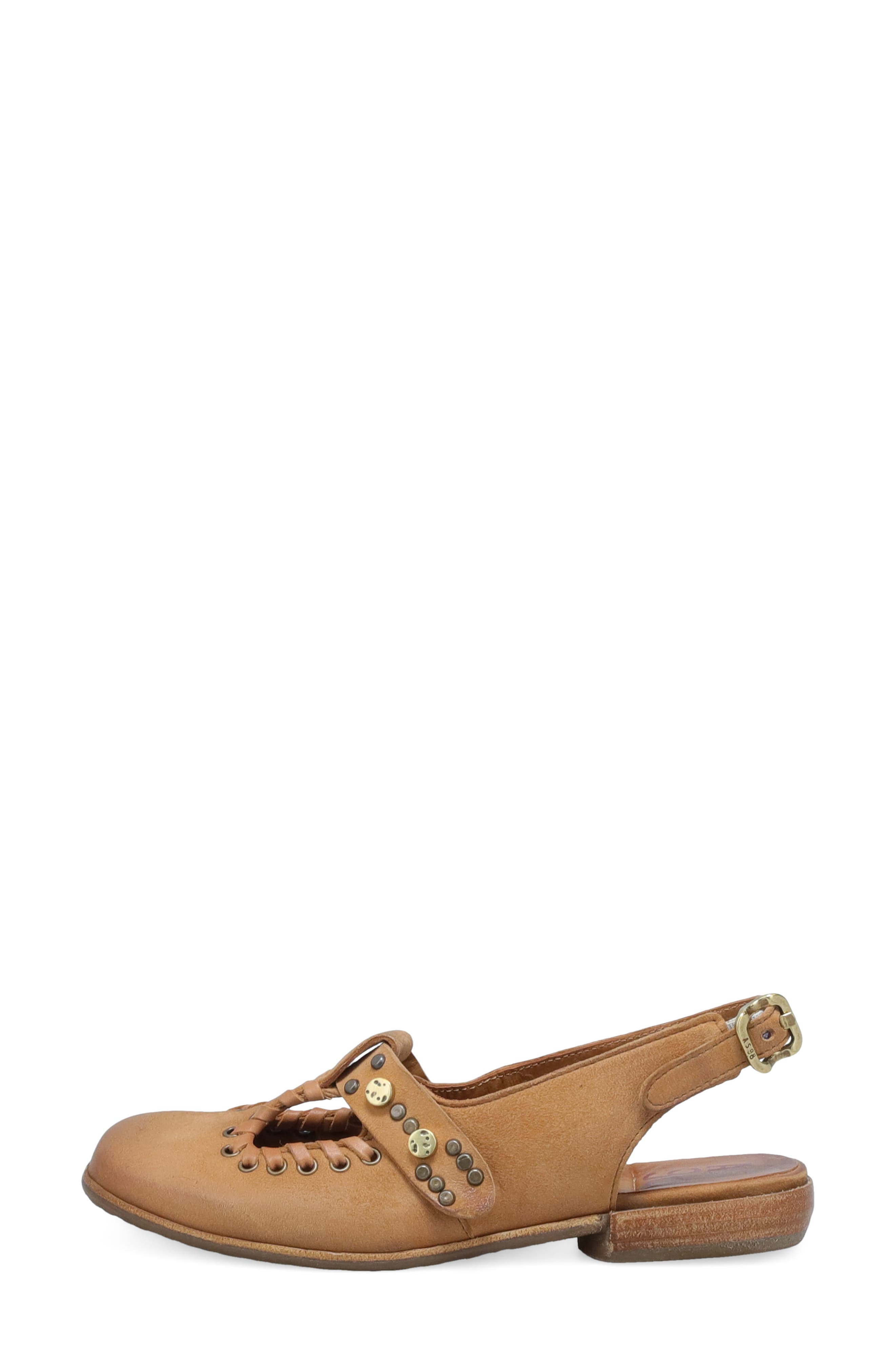 Zepplin Slingback Flat, Alternate, color, CAMEL