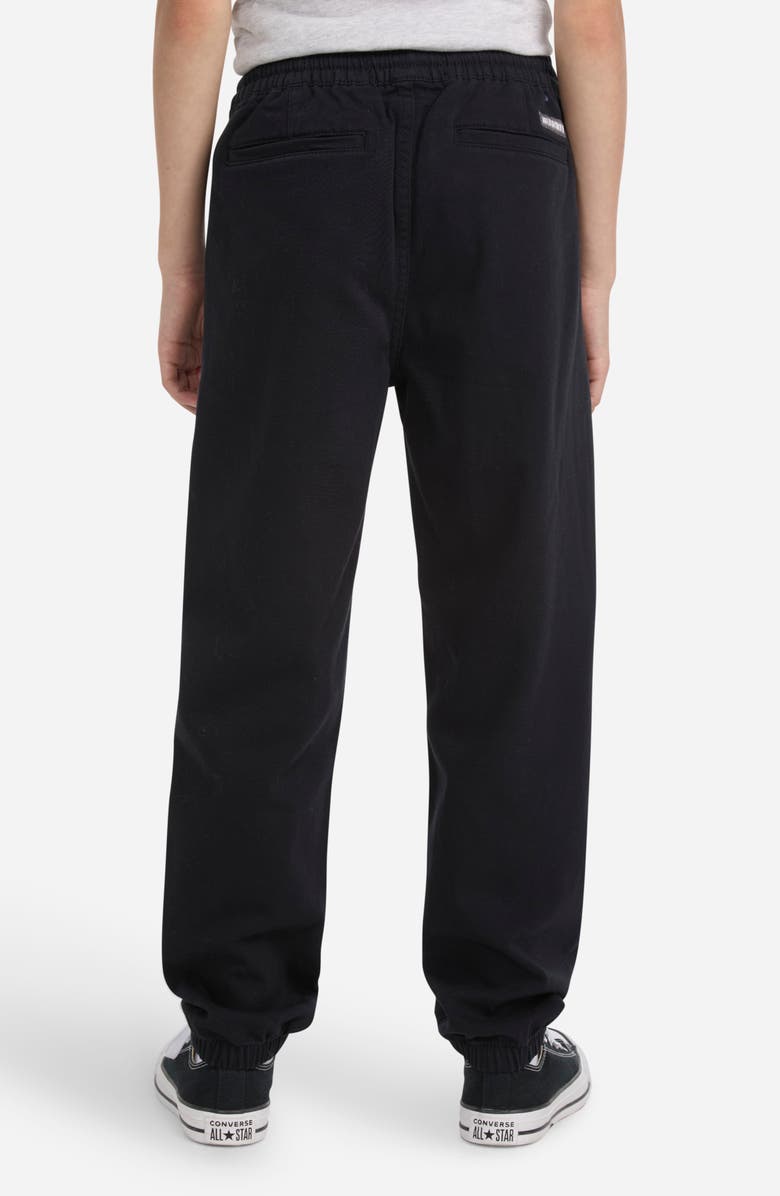 abercrombie kids Kids' Slim Stretch Twill Joggers, Alternate, color, Anf Anthracite