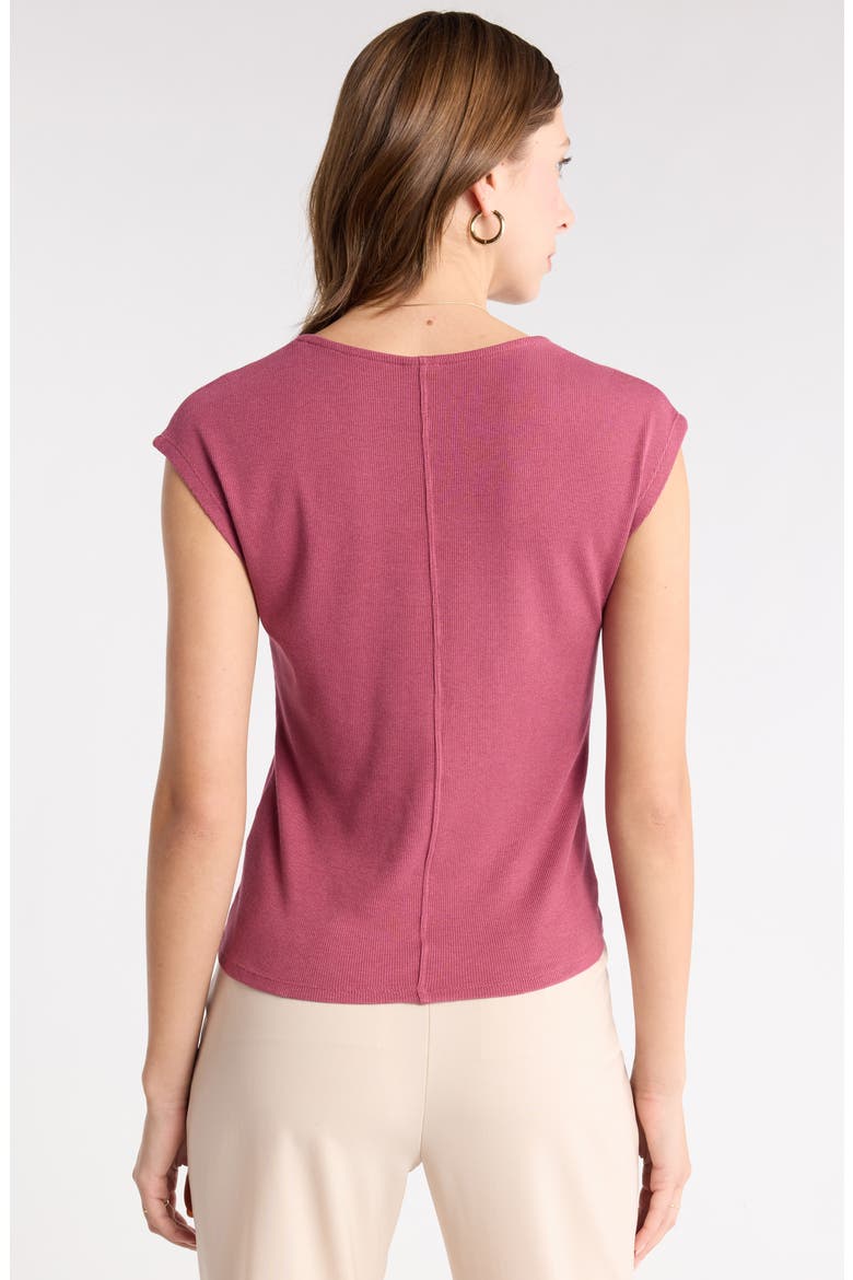 Square Neck Top, Alternate, color, BURGUNDY MAROON
