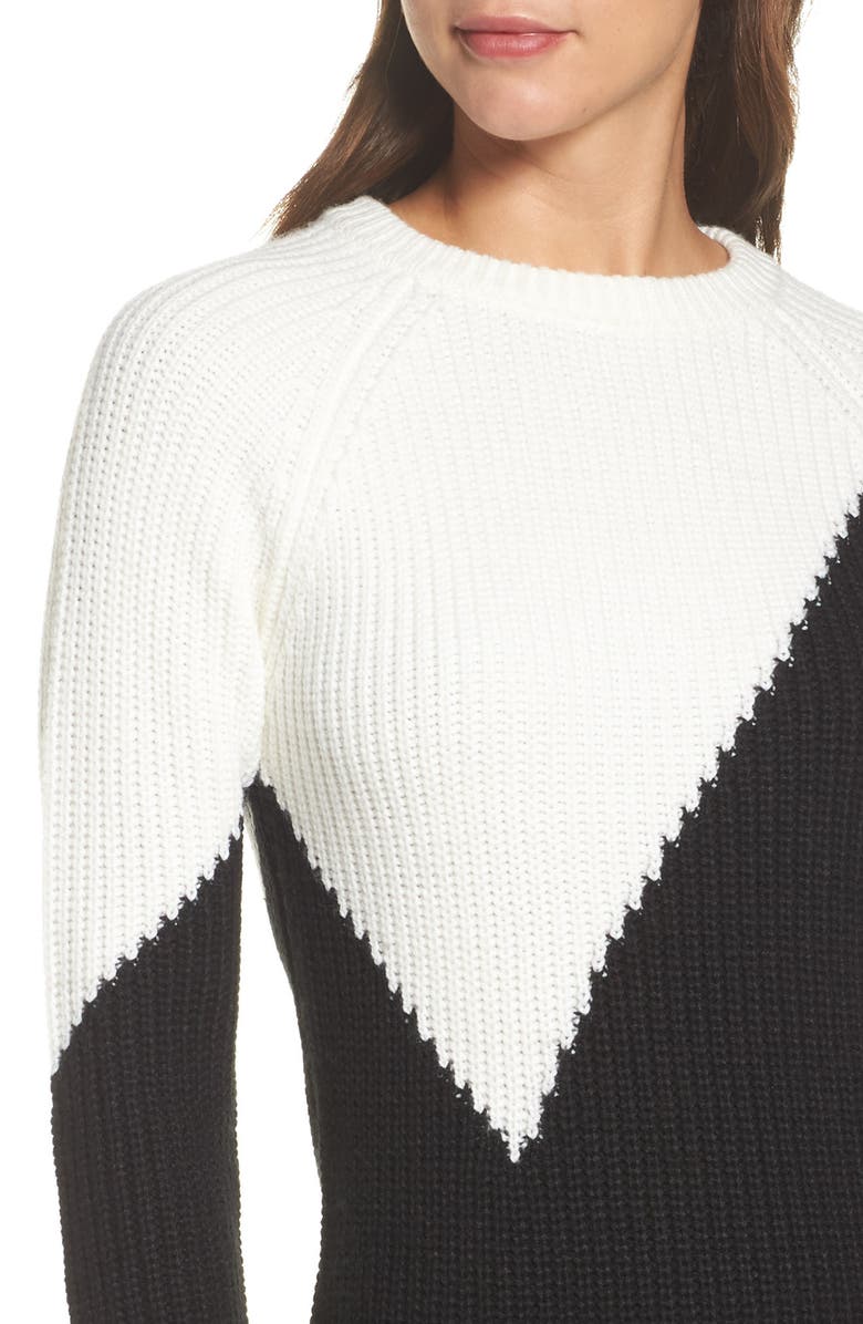 Vince Camuto Colorblock Sweater Dress, Alternate, color,