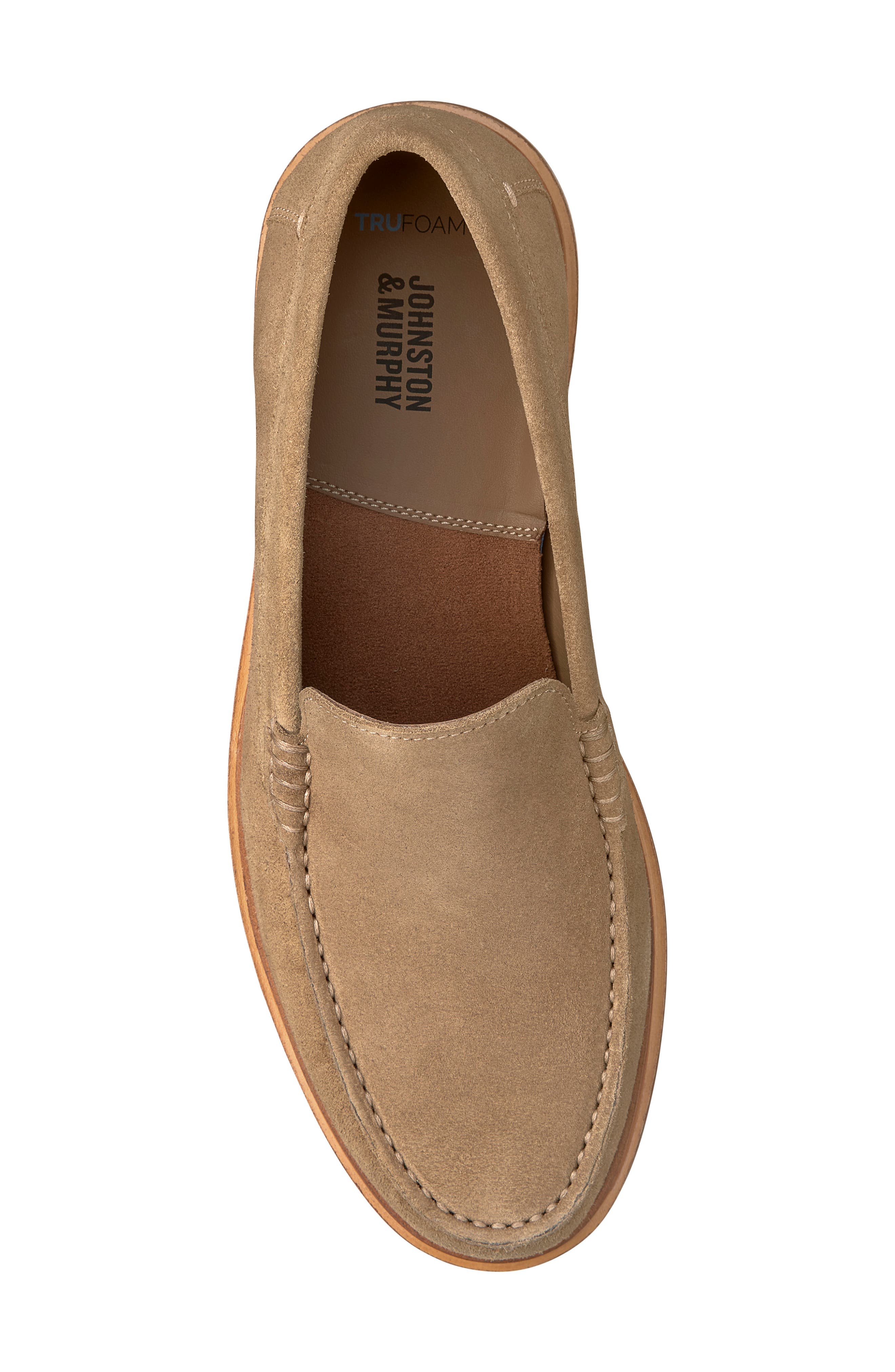 Johnston & Murphy Lyles Suede Loafer, Alternate, color, 